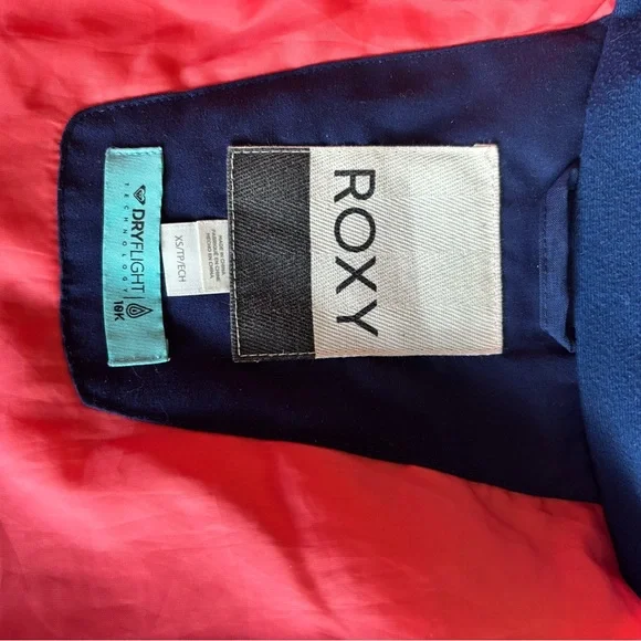 Floral Blue Hooded Jacket - Picture 3 of 3